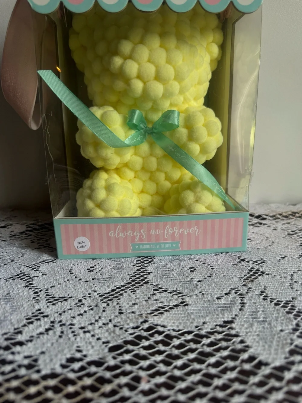 💗5 for $25💗 Motion Design Always & Forever Yellow Marshmallow Bear Decor Plush